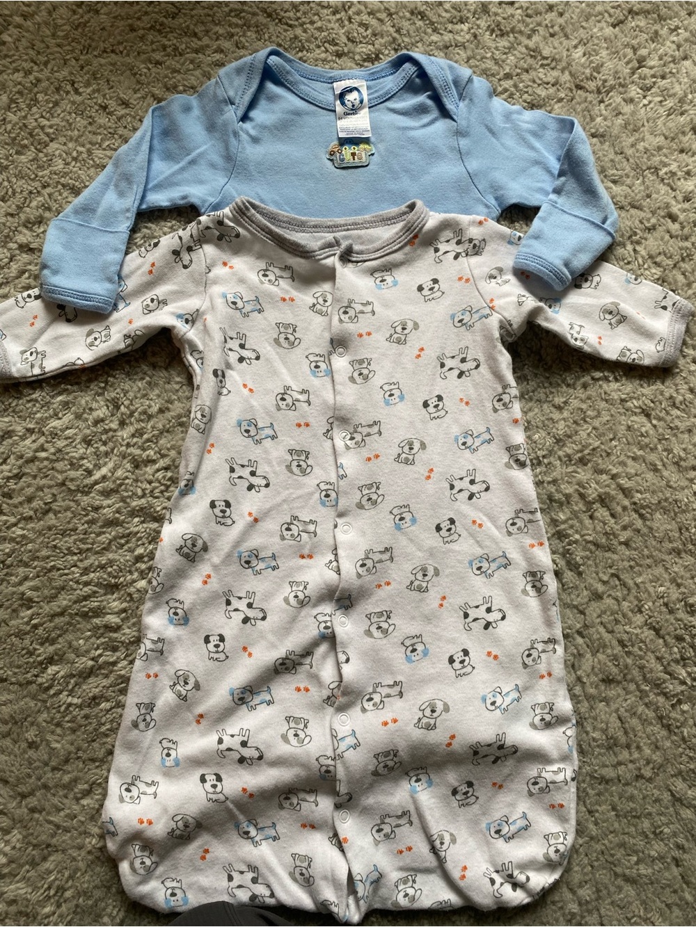 2 Baby boy newborn sleep sacks